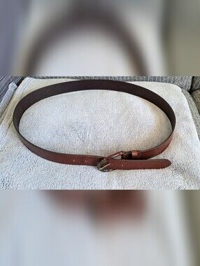 Eddie Bauer Brown Leather Ladies Belt